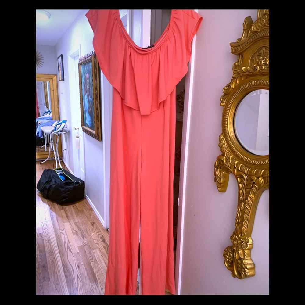 Coral jumpsuit